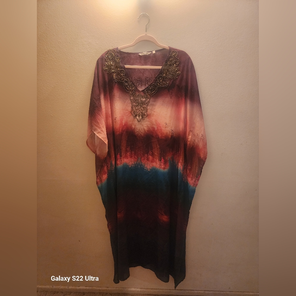 Soft Surroundings Multicolor Maxi Dress